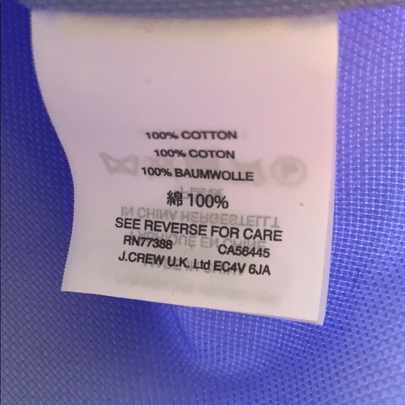 J Crew ruffle bib cotton blouse - Picture 6 of 7